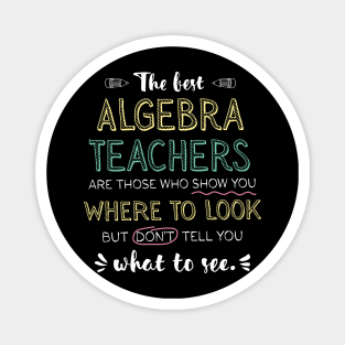 The best Algebra Teachers Appreciation Gifts - Quote Show you where to look Magnet